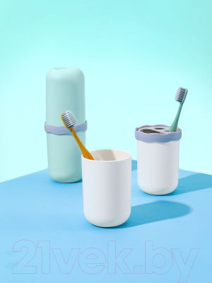 Набор стаканов для зубной щетки и пасты Miniso 7646