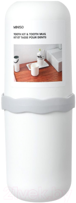 Набор стаканов для зубной щетки и пасты Miniso 7653 - фото