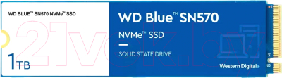 SSD диск Western Digital Blue SN570 1TB (WDS100T3B0C)