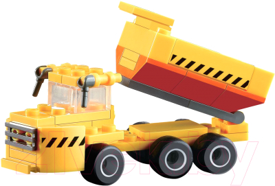 Конструктор Bondibon Стройка. Экскаватор / ВВ3649 - фото