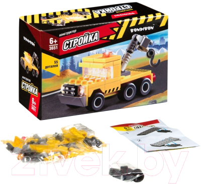 Конструктор Bondibon Стройка. Тягач / ВВ3651
