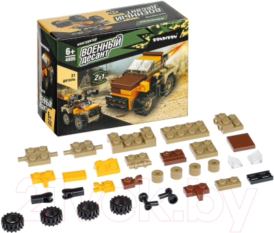 Конструктор Bondibon Военный Десант, Боевая машина / ВВ4805