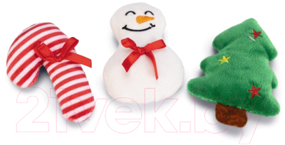 Набор игрушек для кошек Beeztees Рождественский чулок / 2400009