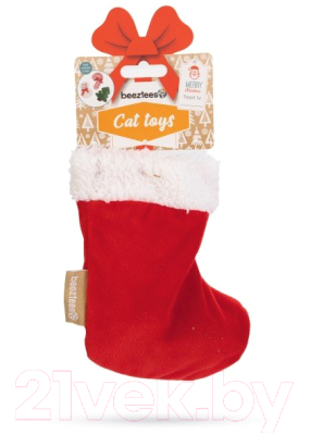 Набор игрушек для кошек Beeztees Рождественский чулок / 2400009