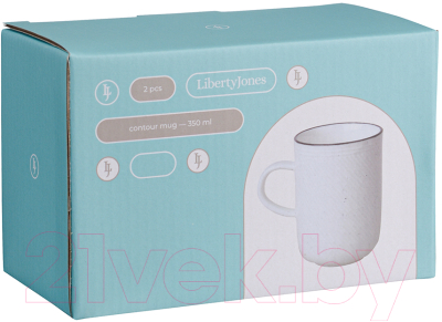 Набор кружек Liberty Jones Contour / LJ_RI_MU350 (2шт)
