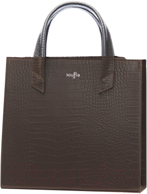 Сумка Souffle 124 / 1245011 (серый/теплый кайман/эластичный) - фото