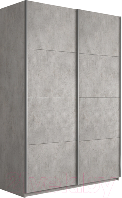 Шкаф-купе ТриЯ Траст СШК 2.140.70-11.11 2-х дверный (бетон) - фото