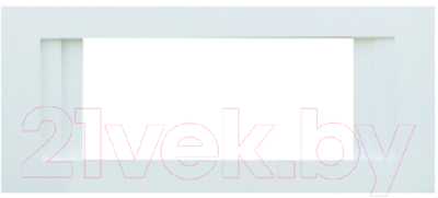 Портал для камина Смолком Line V42 (бьянко белый) - фото