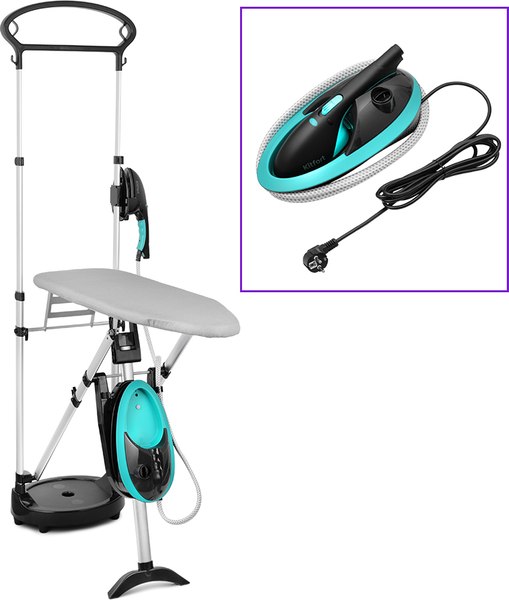 Гладильная система Kitfort KT-992-2 (черный/бирюзовый)