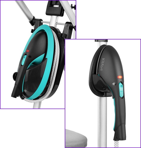 Гладильная система Kitfort KT-992-2 (черный/бирюзовый)