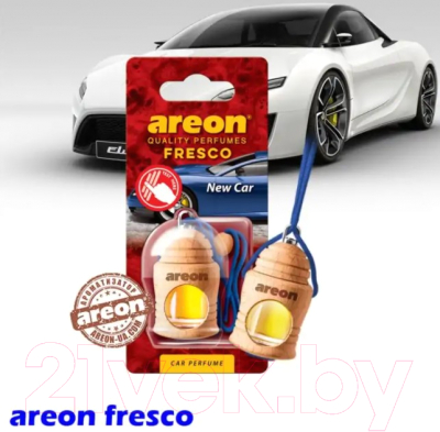Ароматизатор автомобильный Areon Fresco New Car / ARE-FRTN26