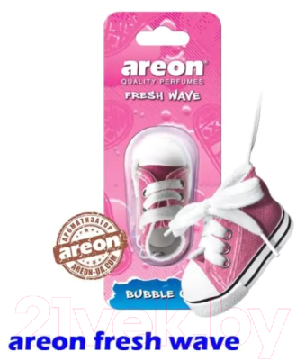Ароматизатор автомобильный Areon Fresh Wave Bubble Gum / ARE-FW02