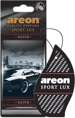 Ароматизатор автомобильный Areon Sport Lux Silver / ARE-SL02 - фото