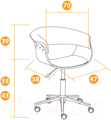 Кресло офисное Tetchair Vimta