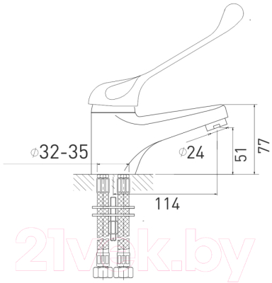 Смеситель Gross Aqua 6546509С