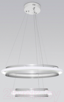 Потолочный светильник Евросвет 90241/2 (белый/серебристый) - фото