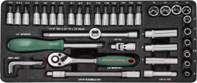 Набор головок слесарных Jonnesway S04H2141S - фото
