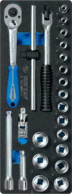 Набор головок слесарных King TONY 9-3523MRV10 - фото