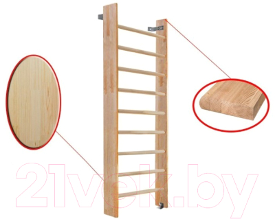 Шведская стенка Dinamika ZSO-003020 (2x0.8, сосна)