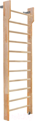 Шведская стенка Dinamika С турником ZSO-002543 (2.4x0.8, сосна) - фото