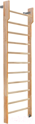 Шведская стенка Dinamika С турником ZSO-002561 (2.4x0.8, сосна) - фото