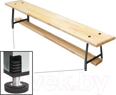 Скамейка гимнастическая Dinamika ZSO-002377