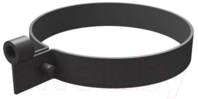 Хомут водосточной трубы Grand Line ПВХ RAL 7024 - фото