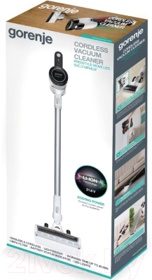 Вертикальный пылесос Gorenje SVC216FMLW