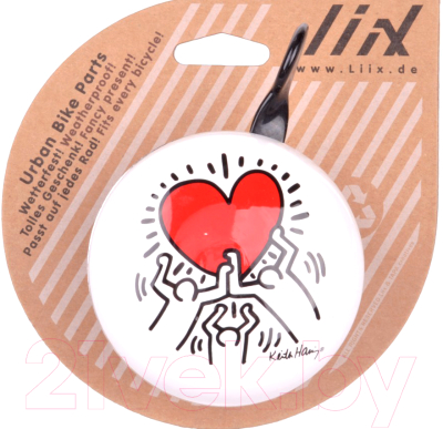 Звонок для велосипеда Liix Заботливое сердце / 6838