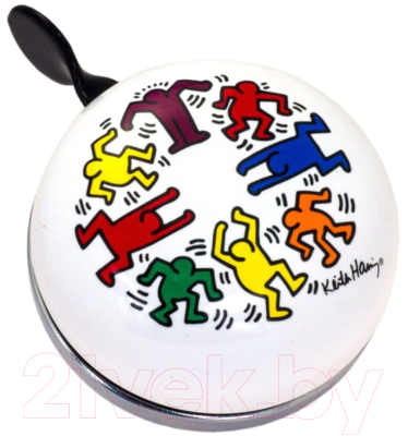 Звонок для велосипеда Liix Человечки / 6839 - фото