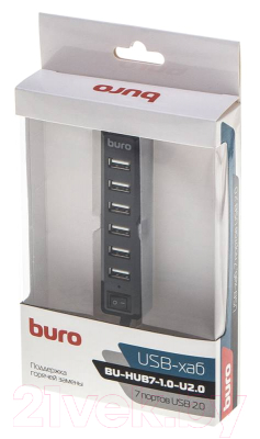 USB-хаб Buro BU-HUB7-1.0-U2.0
