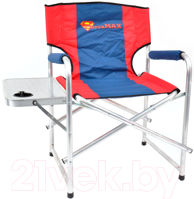 Кресло складное НПО Кедр Supermax со столиком с подстаканником / AKSM-04 - фото