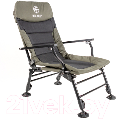 Кресло складное НПО Кедр Карповое с подлокотниками / SKC-01 - фото