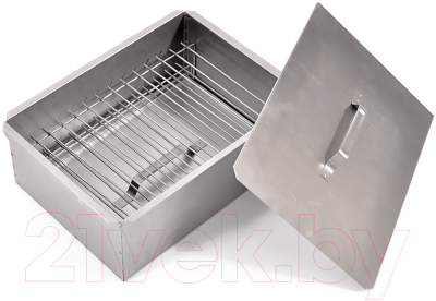 Коптильня НПО Кедр KS2-02 с поддоном для сбора жира (38х28х17)