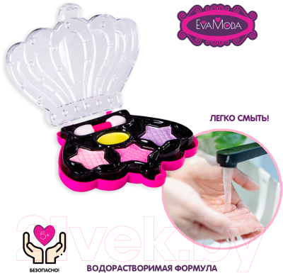 Тени для век детские Bondibon Eva Moda / ВВ2242