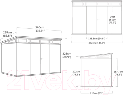 Сарай из пластика Keter Artisan 11x7 / 245704