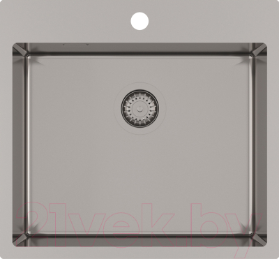 Мойка кухонная Aquasanita Steel Aira AIR100N-T (графит) - фото