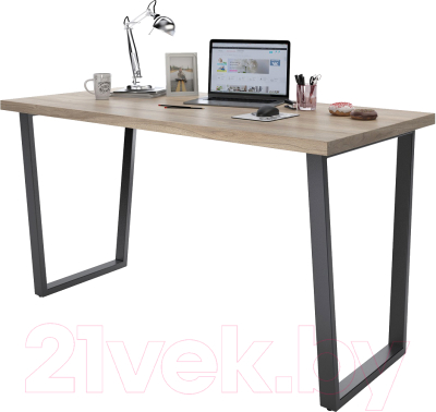 Письменный стол Domus СП013B-K017 / 12.013.401.07 (черный/вяз светлый) - фото