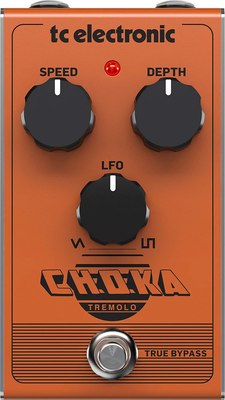 Педаль электрогитарная TC Electronic Choka Tremolo - фото