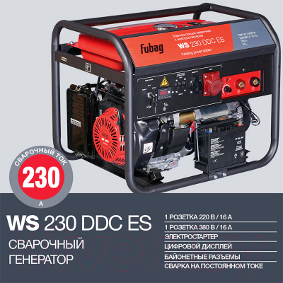 Электростанция сварочная Fubag WS 230 DDC ES