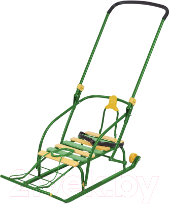 Санки детские Ника Nikki 2 / N2/З (зеленый) - фото