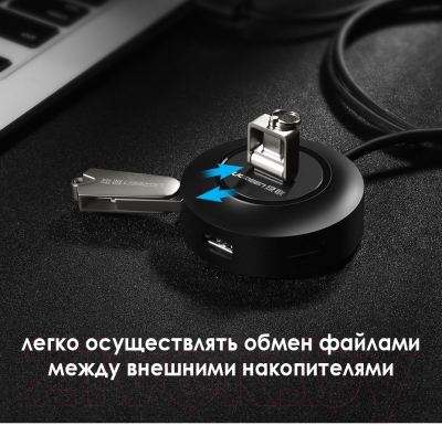 USB-хаб Ugreen CR106 / 20277