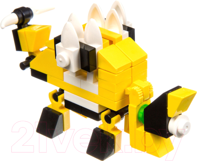 Конструктор Bondibon Мини в желтом яйце динозавр / ВВ3236-А - фото