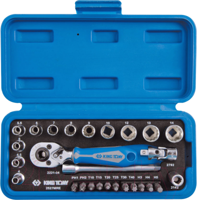 Набор ключей King TONY 2027MRE - фото