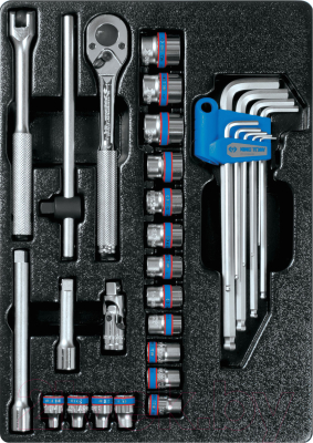 Набор головок слесарных King TONY 9-93523MR - фото