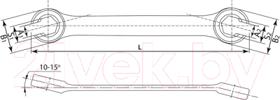 Набор ключей Thorvik FNWS005