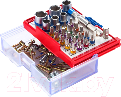 Набор головок, бит Мастак 058-10028C