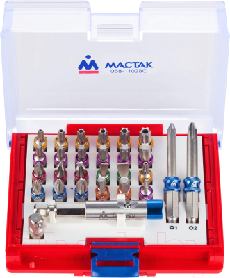 Набор бит Мастак 058-11028C