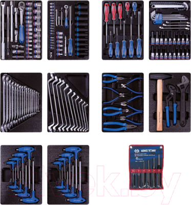 Универсальный набор инструментов King TONY 932-000MRD-MT - фото