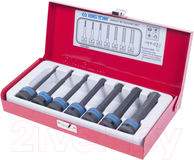Набор головок слесарных King TONY 4457MP - фото